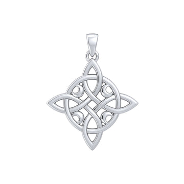 Mickie Mueller Quaternary Celtic Knots with Crescent Moon TPD4072